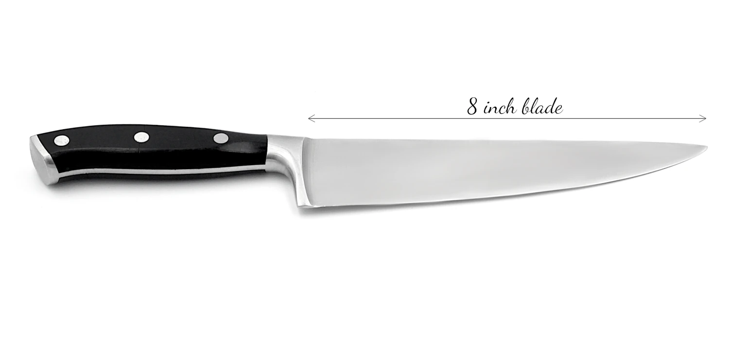 standard chef's knife size